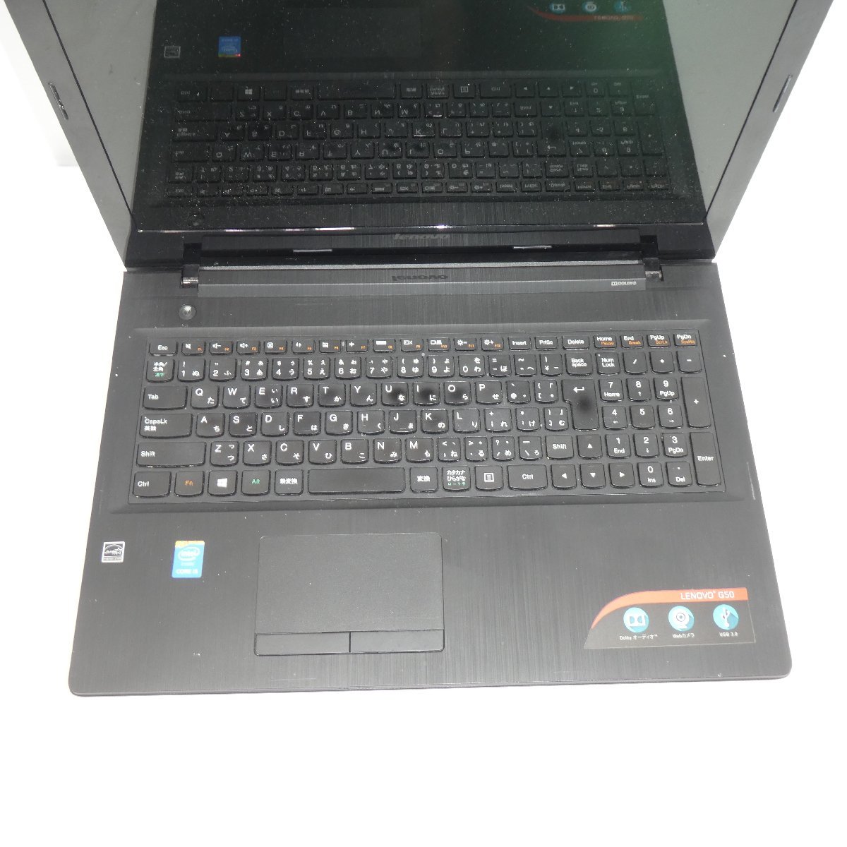 Lenovo G50-80 Core i5-5200U 2.2GHz/4GB/HDD500GB/DVDマルチ/15インチ/OS無/動作未確認【栃木出荷】_画像3