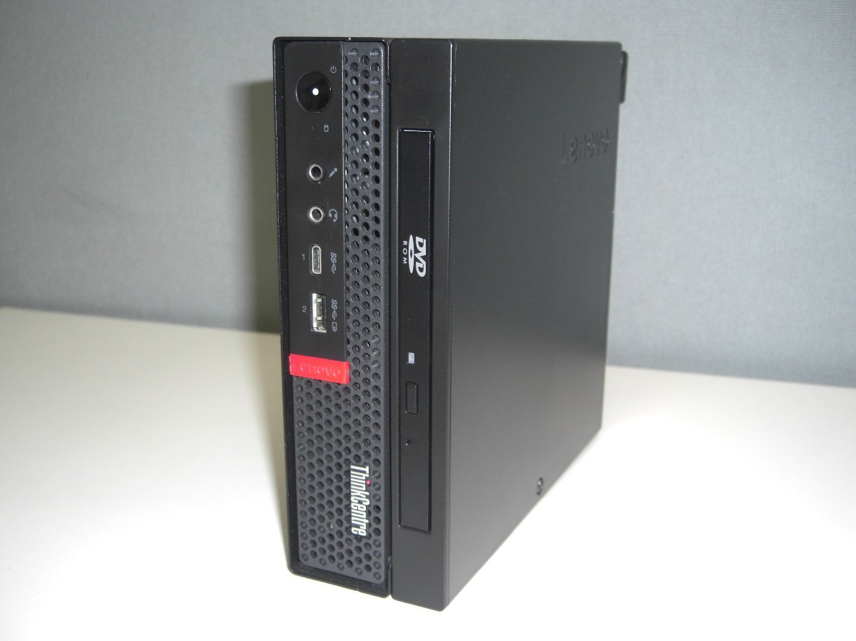 1円～ Lenovo ThinkCentre M720q Core i7-8700T 2.4GHz/16GB/SSD256GB/DVD/OS無/動作未確認【福岡出荷】_ThinkCentre M720q