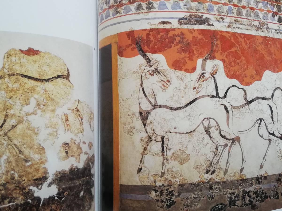 The Wall-Paintings of Thera サントリーニ島 アクロティリ遺跡 壁画 ギリシア ミノア文明 クレタ文明 Akrotiri Santorini - 世界史 The Wall-Paintings of Thera サントリーニ島 アクロティリ遺跡 壁画 ギリシア ミノア文明 クレタ文明 Akrotiri Santorini - 世界史