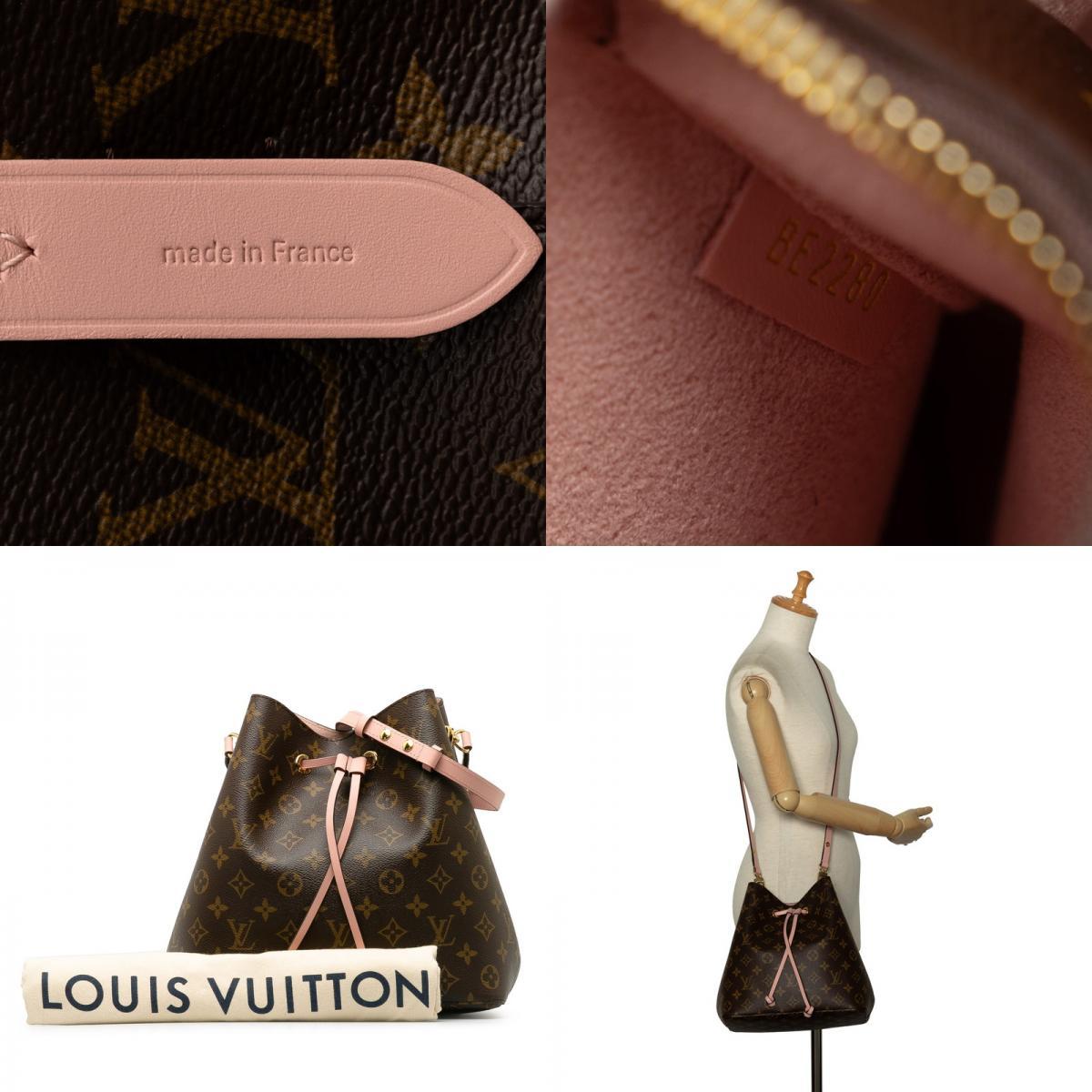 ルイ ヴィトン モノグラム ネオノエ ショルダーバッグ M44022 ローズプードル ピンク PVC レザー レディース LOUIS VUITTON 【中古】_画像10