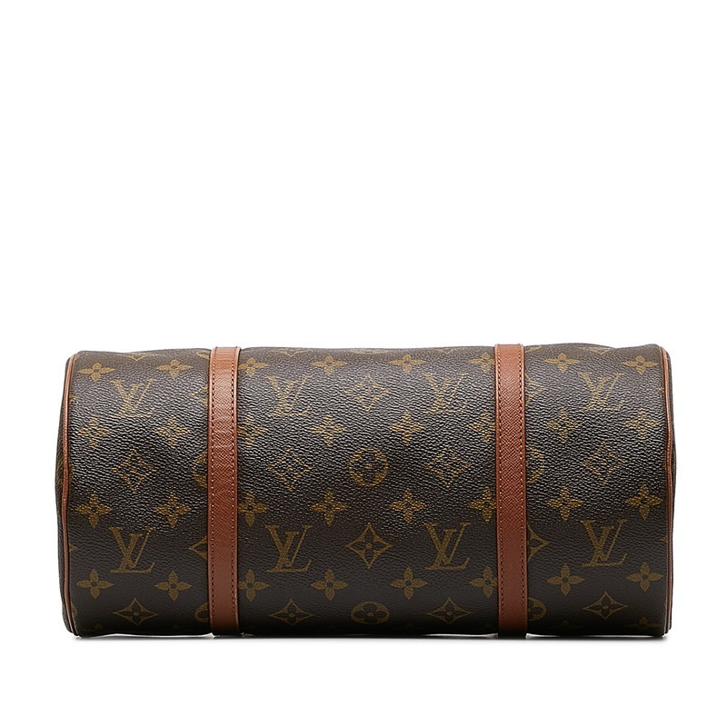 ルイ ヴィトン モノグラム パピヨン30 (旧) ハンドバッグ M51365 ブラウン PVC レザー レディース LOUIS VUITTON 【中古】_画像4