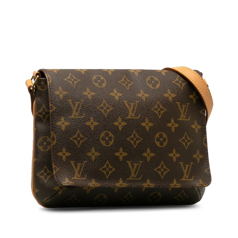 ルイ ヴィトン モノグラム ミュゼットタンゴ ショート ショルダーバッグ M51257 ブラウン PVC レディース LOUIS VUITTON 【中古】_画像2