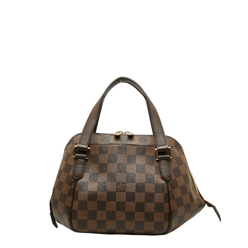 ルイ ヴィトン ダミエ べレムPM ハンドバッグ N51173 ブラウン PVC レザー レディース LOUIS VUITTON 【中古】_画像1