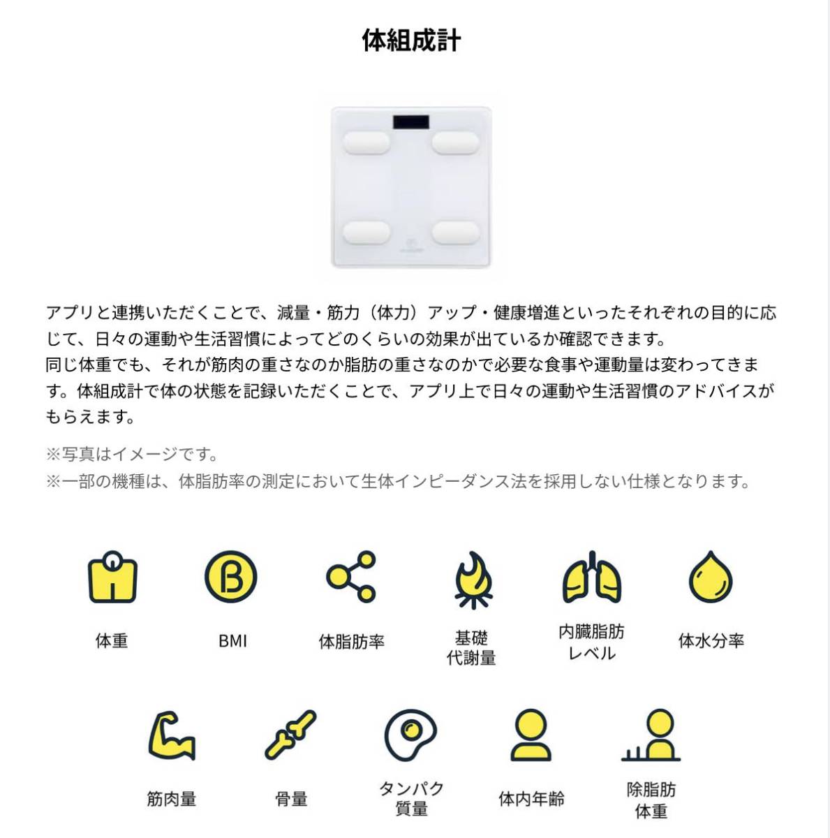 ちょこザップ スターターキット ちょこ活セット 2点セット チョコザップ 体組成計 ヘルスウォッチ スマートウォッチ 体重計 単体売り可_画像3