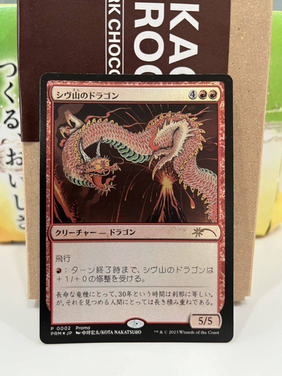 MTG マジックザギャザリング 日本語 シヴ山のドラゴン foil 30th Anniversary プロモカード_画像1