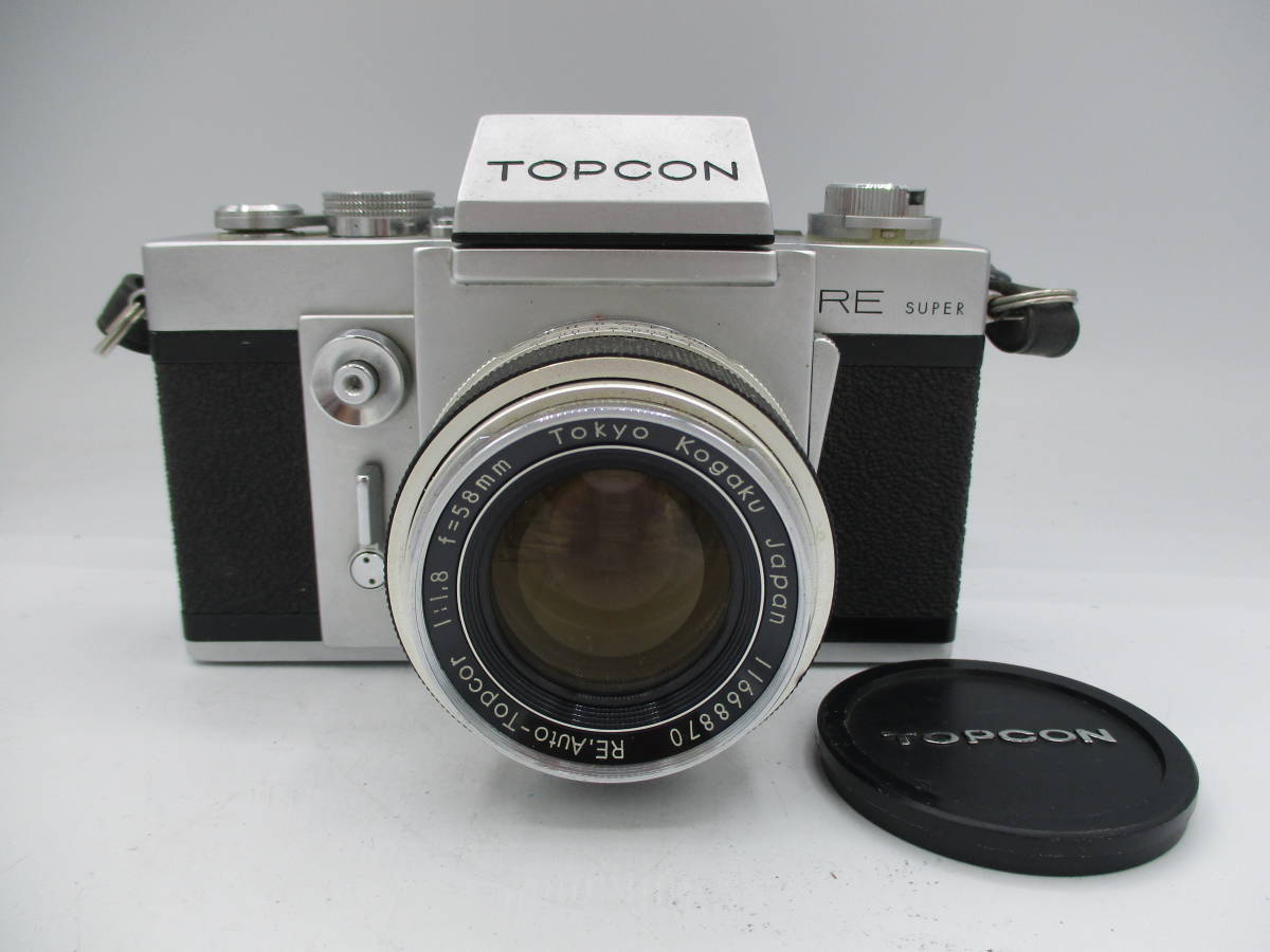 中古 カメラ Topcon トプコン RE Super 東京光学 RE.Auto-Topcor 1:1.8 58mm ※動作未確認 ／R_画像1