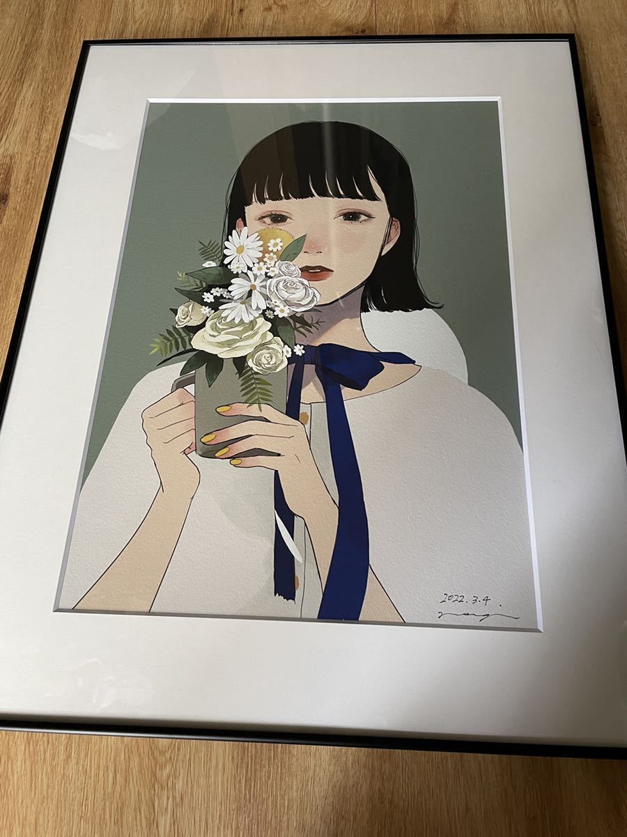 凪さんの額装済作品　エディション10 イラストレーター