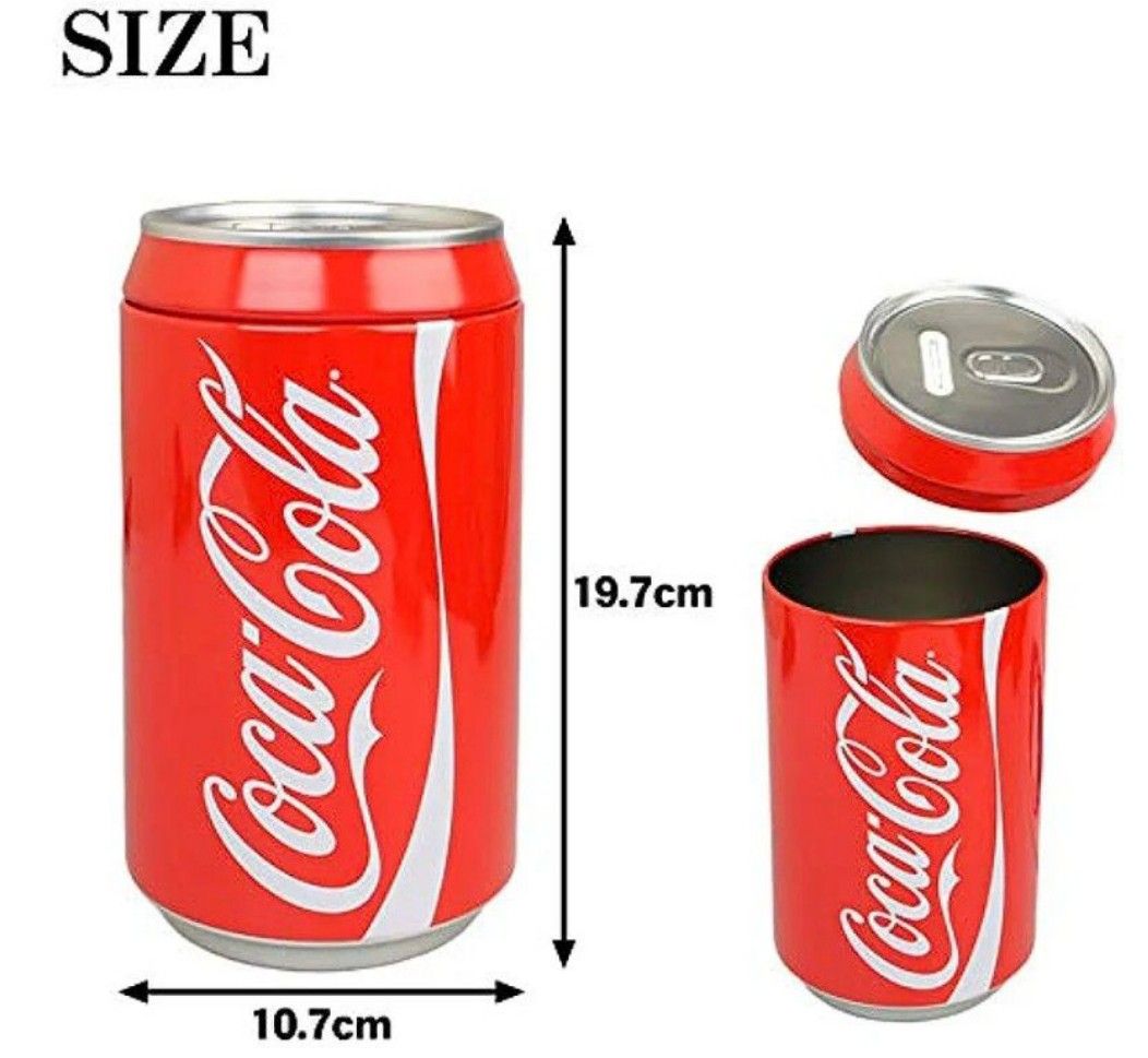 Coca-Cola　コカ・コーラ　can bank　カンバンク　貯金箱　缶　昭和