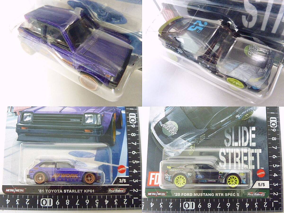 t82 未使用保管品 Hot Wheels ホットウィール ミニカー 9点 HONDA NSX/SUBARU INPREZA/FORD MASTANG/TOYOTA STARLET/McLAREN/Knight Rider_画像3