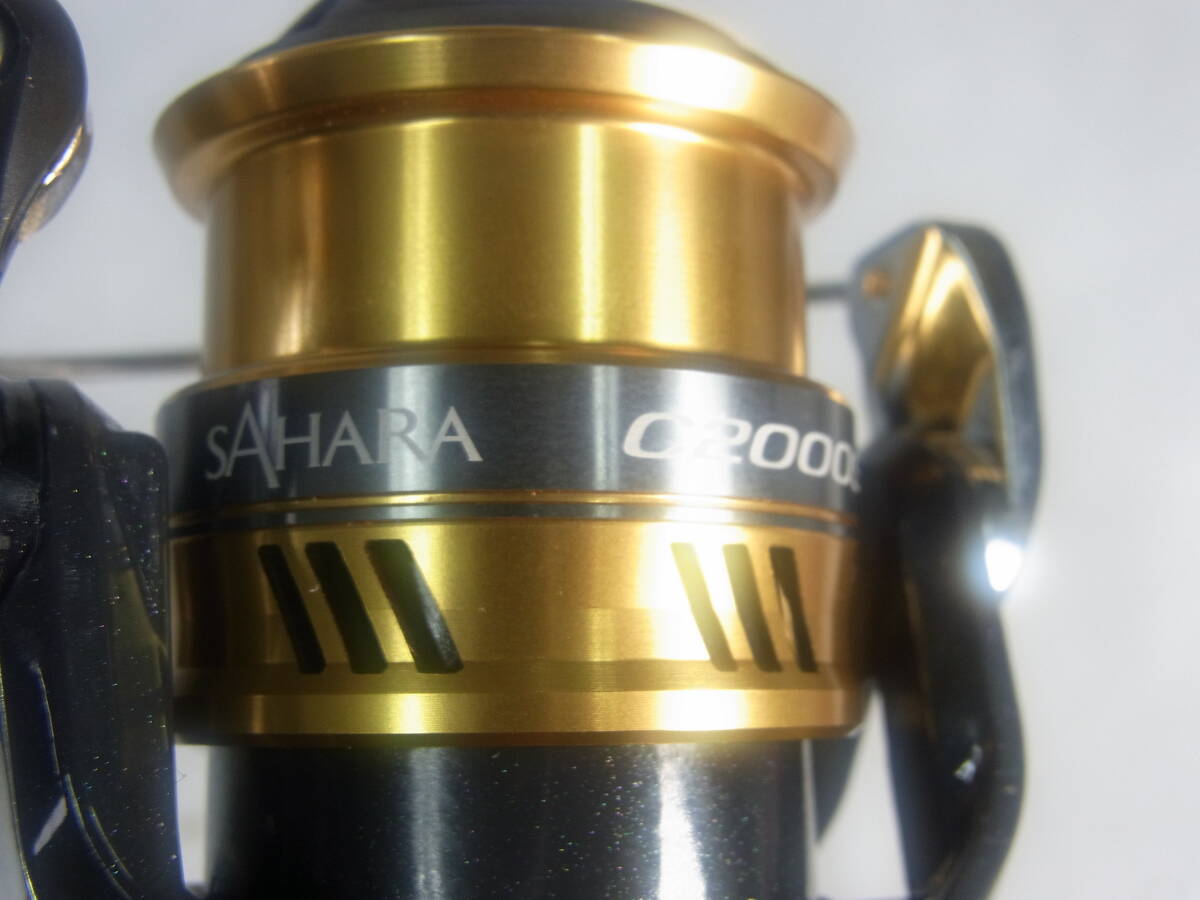 (B788) 新品 保管品 SHIMANO C2000S スピニングリール リール SAHARA シマノ サハラ 釣具 フィッシング_画像7