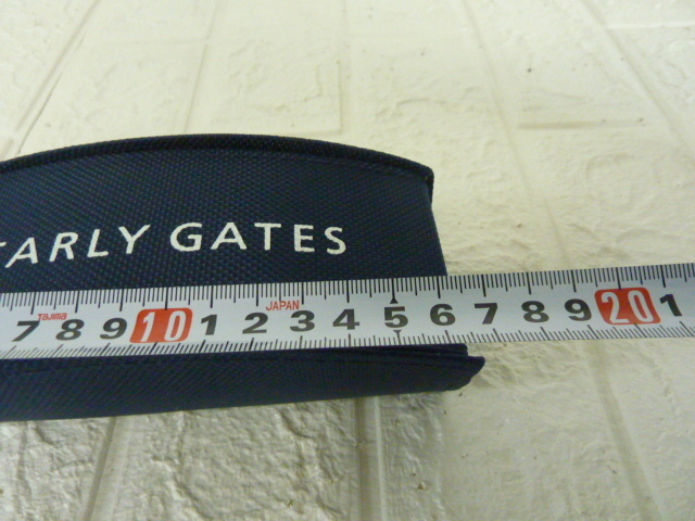 T843E 未使用品 PEARLY GATES パーリーゲイツ メガネケース サングラスケース ゴルフ用品 メガネ拭き付 フック付 GOLF 眼鏡 ケースの画像4