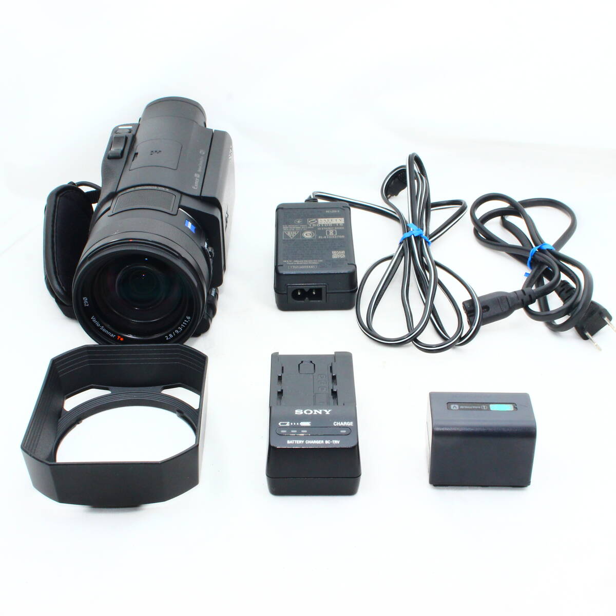 ソニー SONY ビデオカメラ FDR-AX100 4K 光学12倍 ブラック Handycam FDR-AX100 BC #2402048