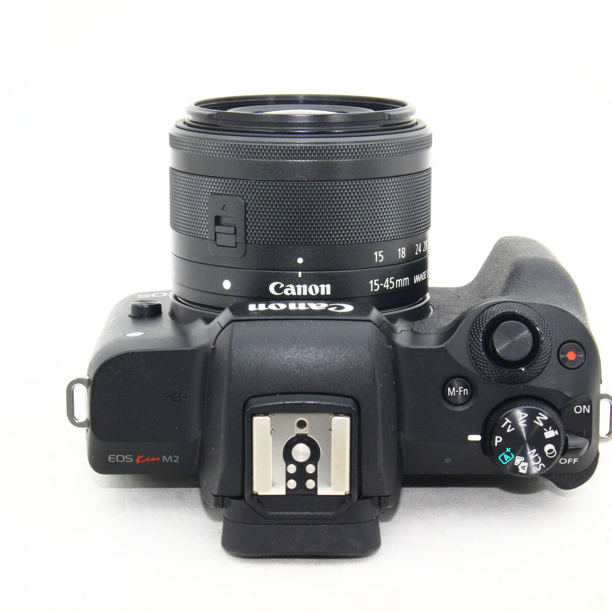 Canon ミラーレス一眼カメラ EOS Kiss M2 標準ズームレンズキット ブラック #2402052_画像4