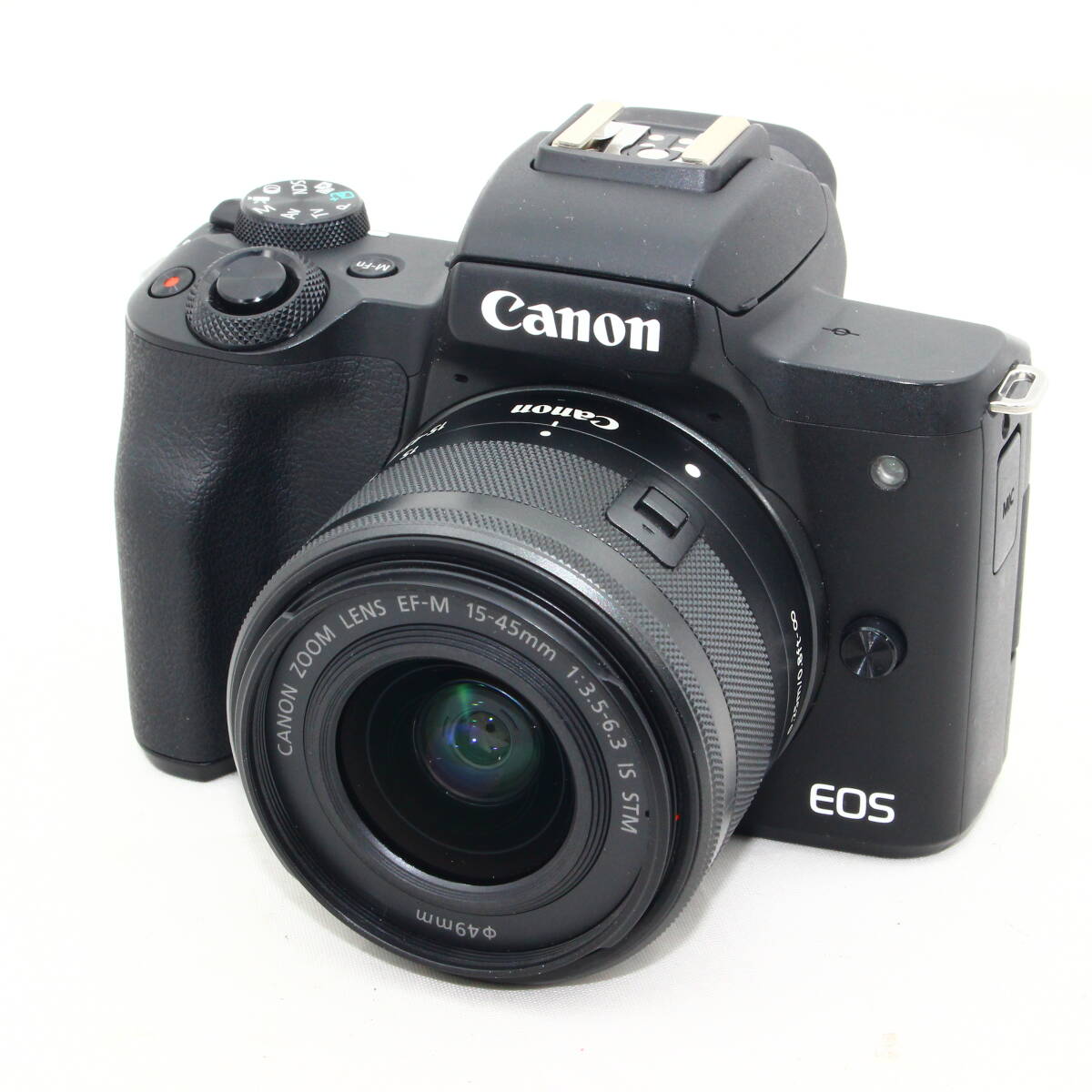 Canon ミラーレス一眼カメラ EOS Kiss M2 標準ズームレンズキット ブラック #2402052_画像2