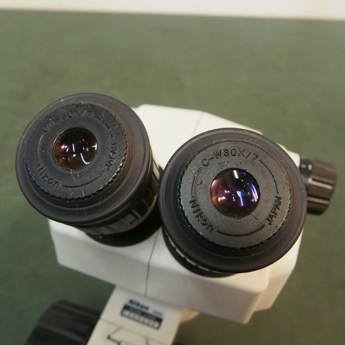 ☆【1W0202-1@】 Nikon ニコン 双眼顕微鏡ヘッドパーツ SMZ-1 ESD C-FMA⑦ ジャンク_画像7