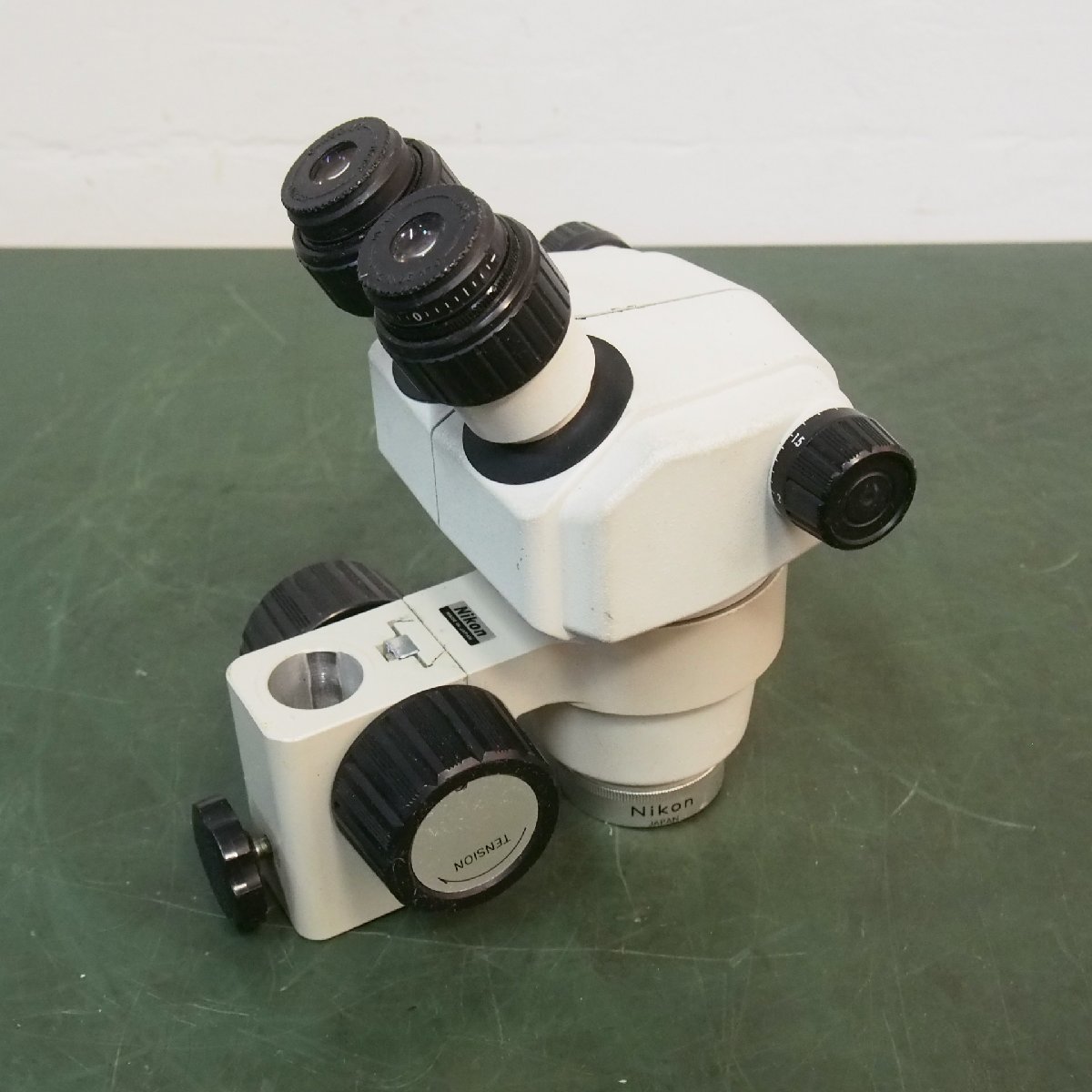 ☆【1W0202-1@】 Nikon ニコン 双眼顕微鏡ヘッドパーツ SMZ-1 ESD⑤ ジャンク