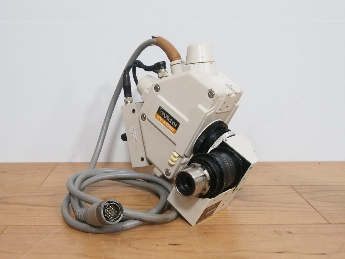 ☆【1F0205-12】 Victor ビクター 顕微鏡用カメラ KY-M280 HZ-M310 オペレーションマイクロスコープアダプター ジャンクの画像1