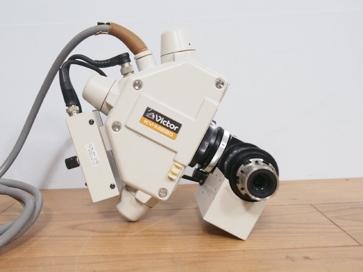 ☆【1F0205-12】 Victor ビクター 顕微鏡用カメラ KY-M280 HZ-M310 オペレーションマイクロスコープアダプター ジャンクの画像2