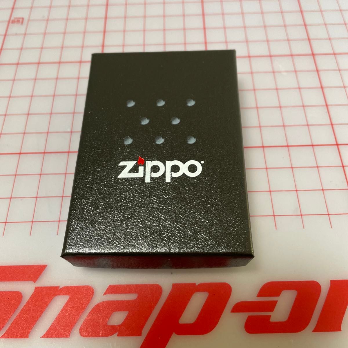 Snap-on+zippo 限定品オイルライター　アンチスリップデザイン