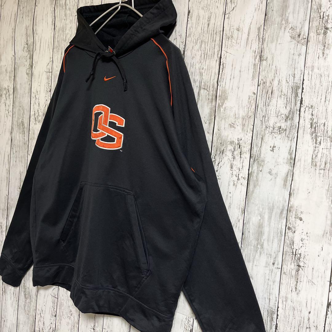 NIKE ナイキ プルオーバーパーカー XL 黒 ブラック オレゴン NIKE ナイキ プルオーバーパーカー XL 黒 ブラック オレゴン