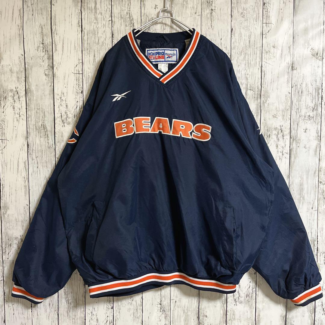90's Reebok リーボック NFL BEARS ベアーズ ナイロンプル 90's Reebok リーボック NFL BEARS ベアーズ ナイロンプル