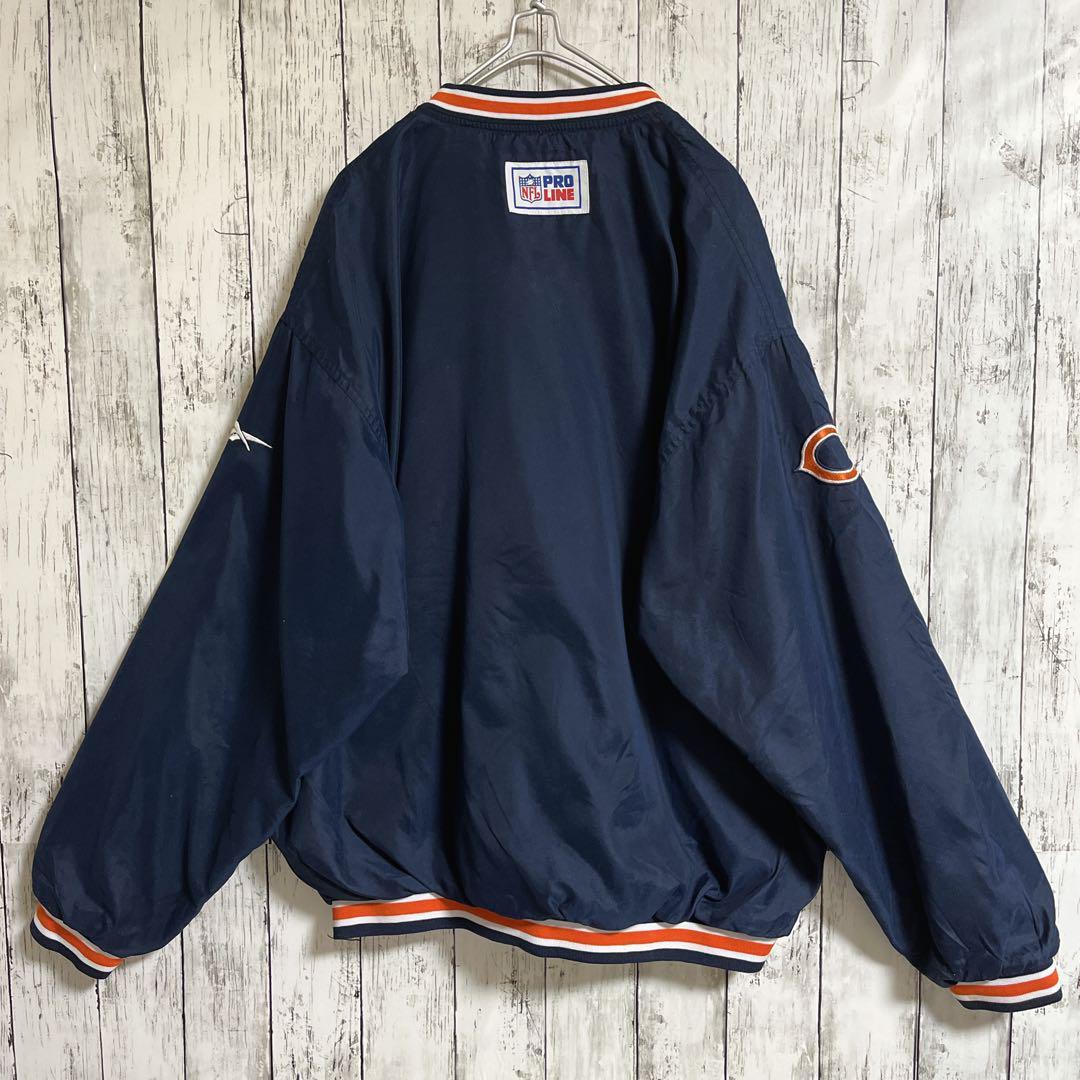 90's Reebok リーボック NFL BEARS ベアーズ ナイロンプル 90's Reebok リーボック NFL BEARS ベアーズ ナイロンプル