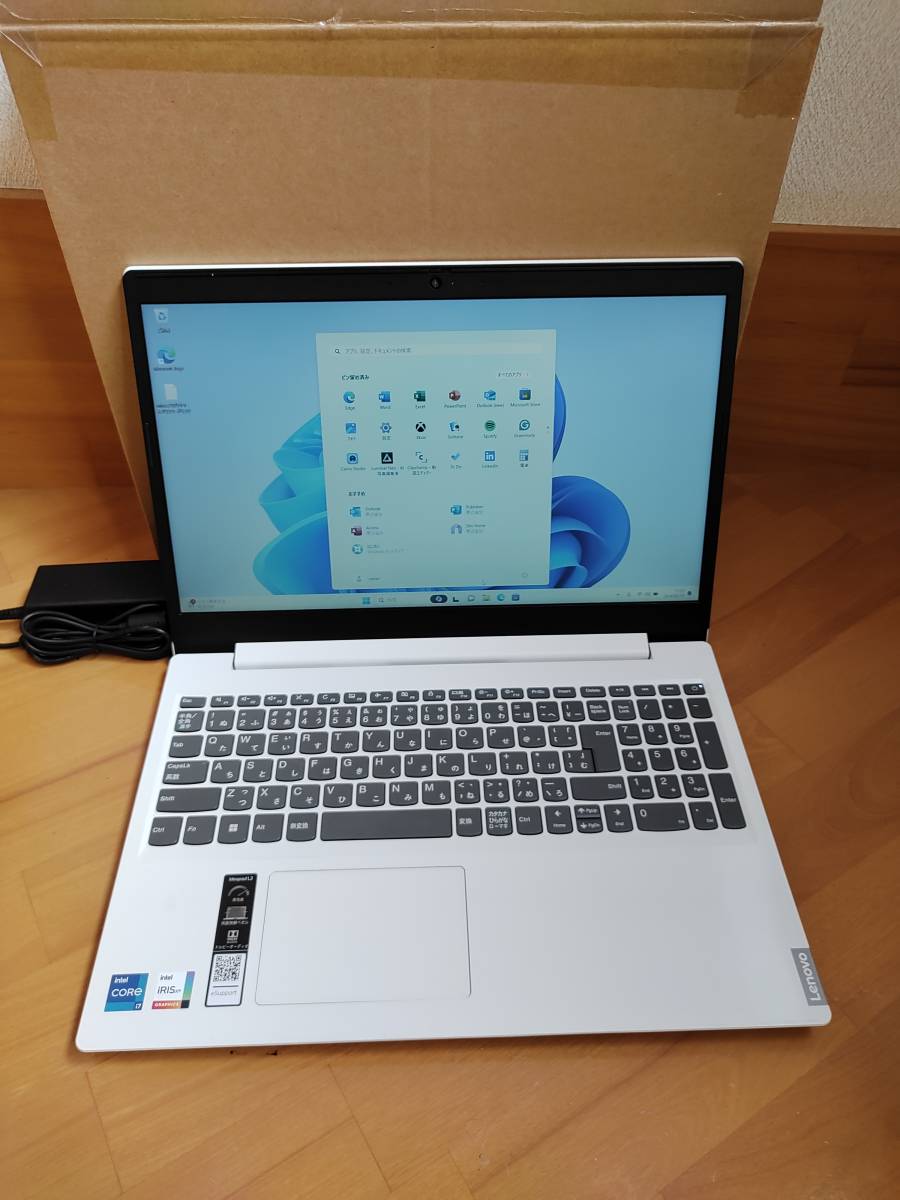 【美品】Lenovo IdeaPad L360i 82HL00HXJP Core i7 1165G7/メモリ 8GB/SSD 512GB/DVD/15.6型/win11/office 23年製_画像1