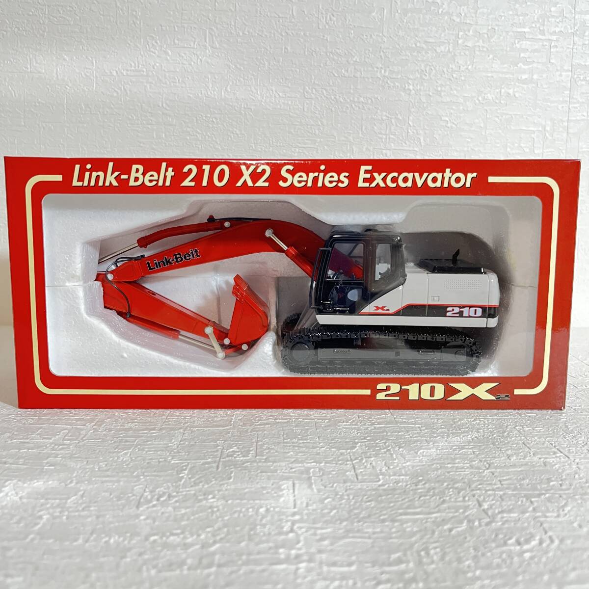 住友　SUMITOMO　Link-Belt　210　X2　SeriesExcavator　ショベルカー　1/40　ミニカー　2-4