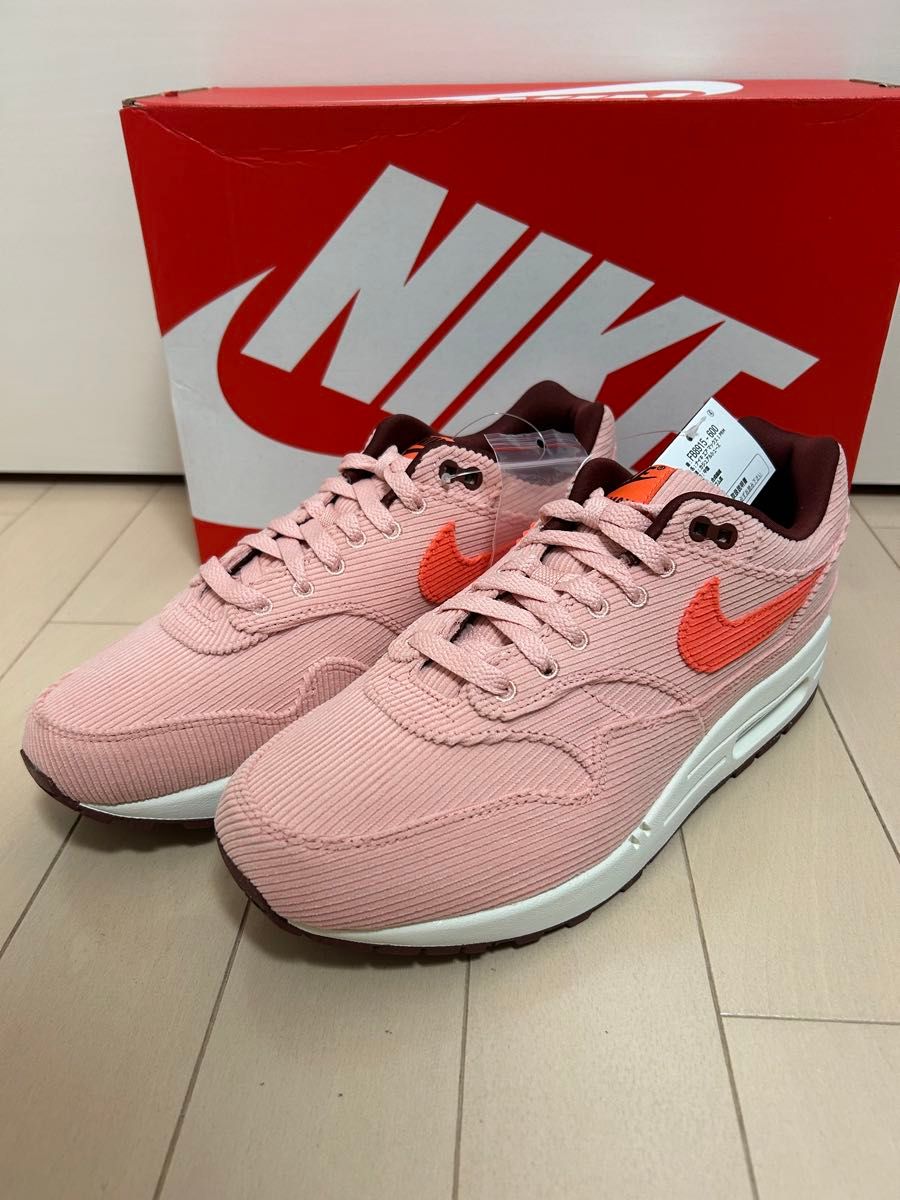 air max 1 prm  ピンク コーデュロイ FB8915-600 27.5cm