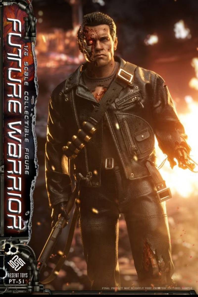 * новый товар 1/6 Terminator T-800 action фигурка Deluxe версия a-norudo*shuwarutsenega-PRESENT TOYS