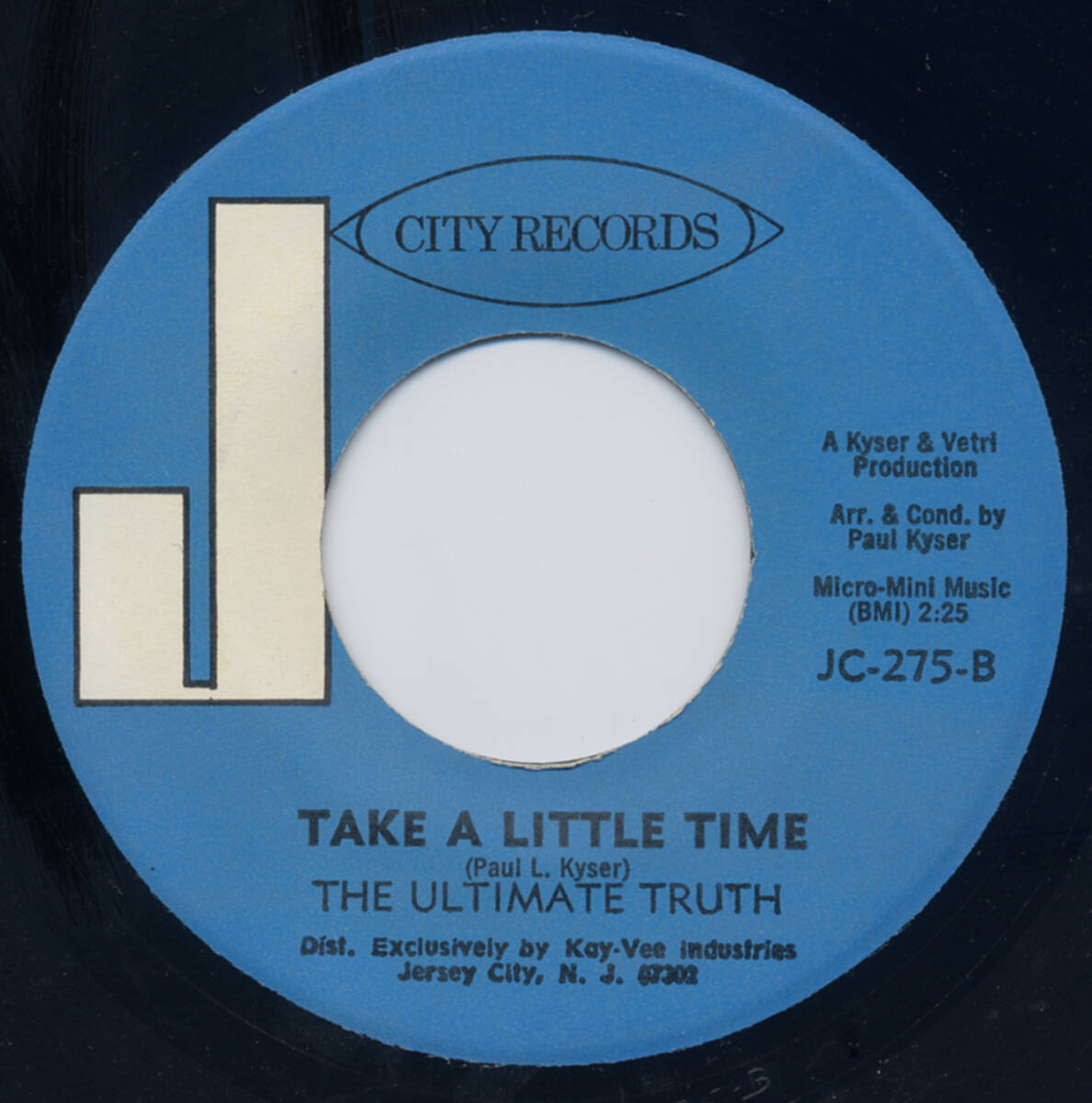 7inch）The Ultimate Truth - Hooked On Love (And We Just Don't Know How Deep) / Take A Little Time_画像2