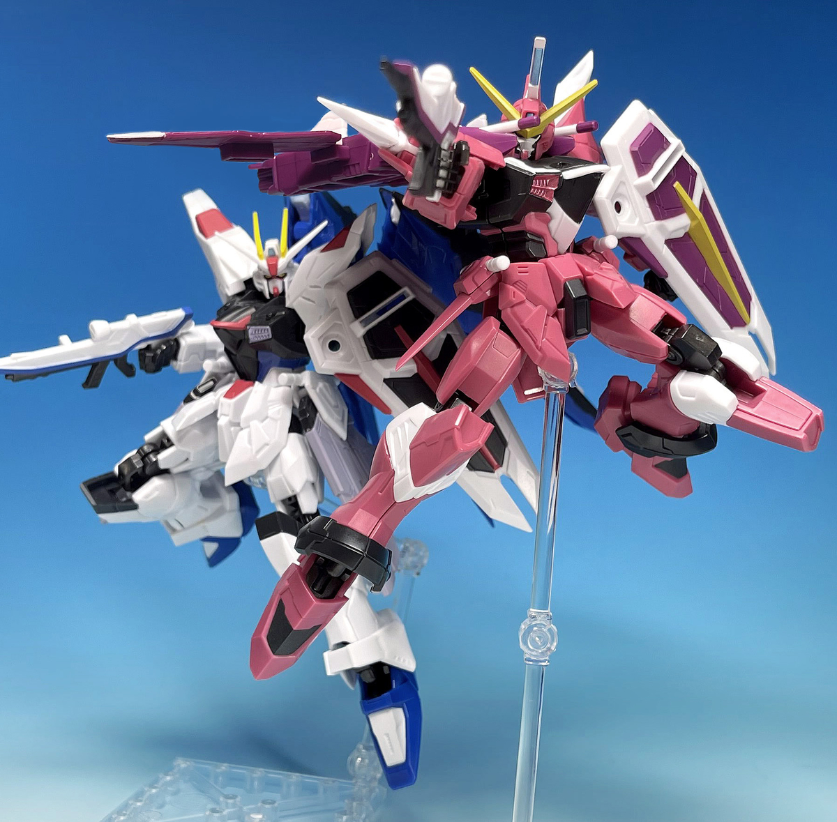 ★GフレームFA 01 02 フリーダムガンダム＋ジャスティスガンダム セット SEED FREEDOM★ライジング マイティー RG MG HG ガンプラ ROBOT魂_見本画像です。