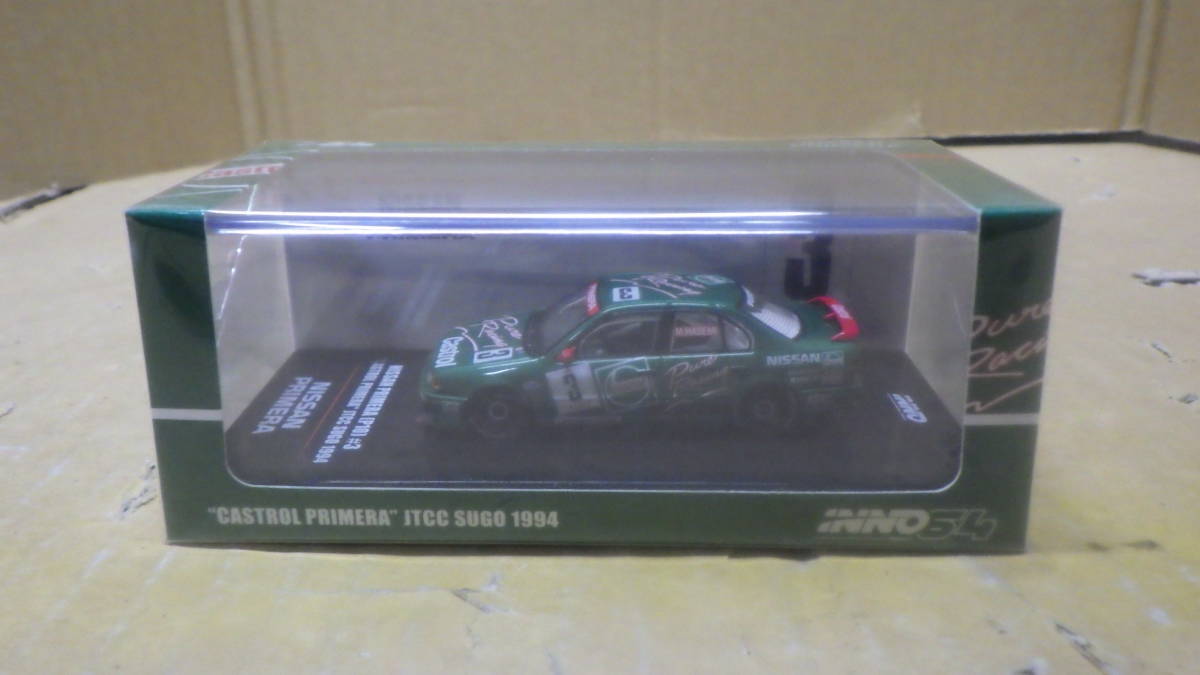 ②新品 INNO Models IN64-P10-CA3 1/64 日産 Nissan プリメーラ (P10) #3 ”Castrol Primera” JTCC Sugo 1994 未開封未使用品_画像1