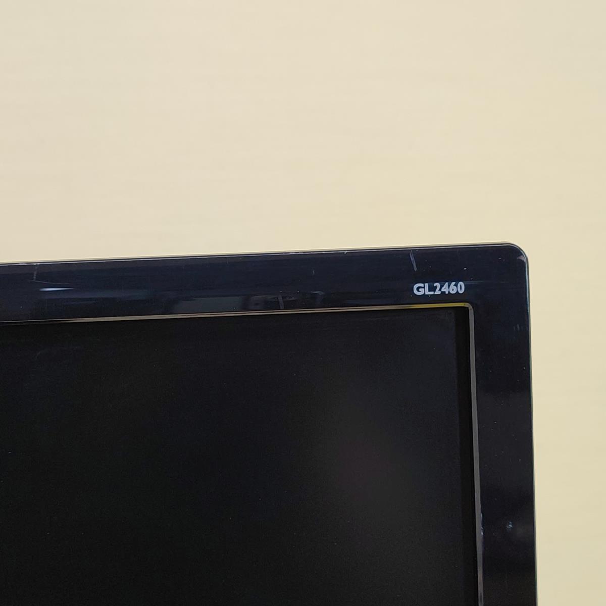 【動作確認済】 BenQ GL2460-B GL2460HM 24型 LCDモニター ディスプレイ 液晶ディスプレイ 2014年製 PC 業務用 OA機器 フルHD ベンキュー_画像4