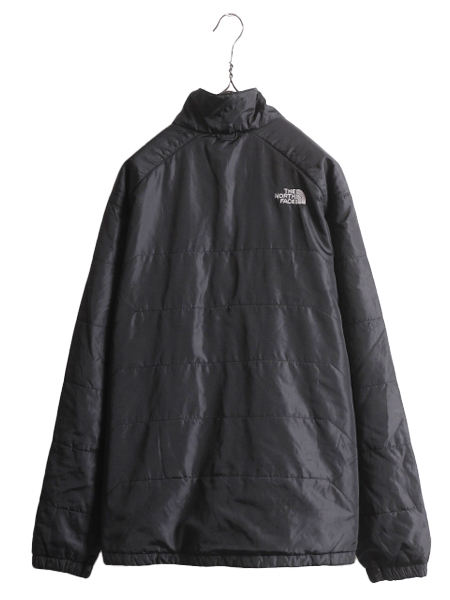 ノースフェイス 中綿 キルティング ナイロン ジャケット メンズ L / 古着 The North Face アウトドア ブルゾン ジャンパー フルジップ 黒_画像6