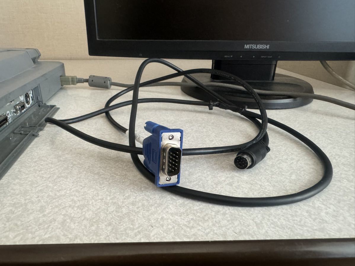 PC-9821ノート外部モニター用RGBアナログディスプレイケーブル_画像4