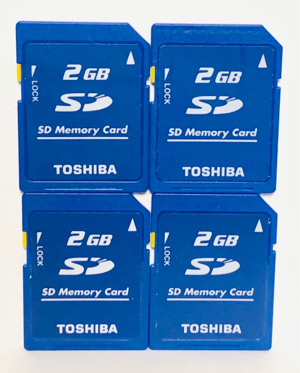 TOSHIBA 東芝 SDカード SDメモリカード DS カメラ ビデオ用 2GB 2ギガバイト SD-M02G