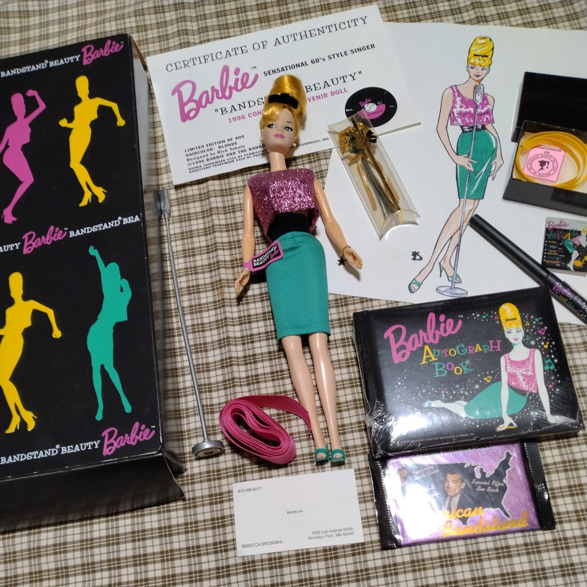  famous . navy blue Ben shonBarbie* band stand Barbie * box, small articles etc. accessory many 1996 year beautiful goods 