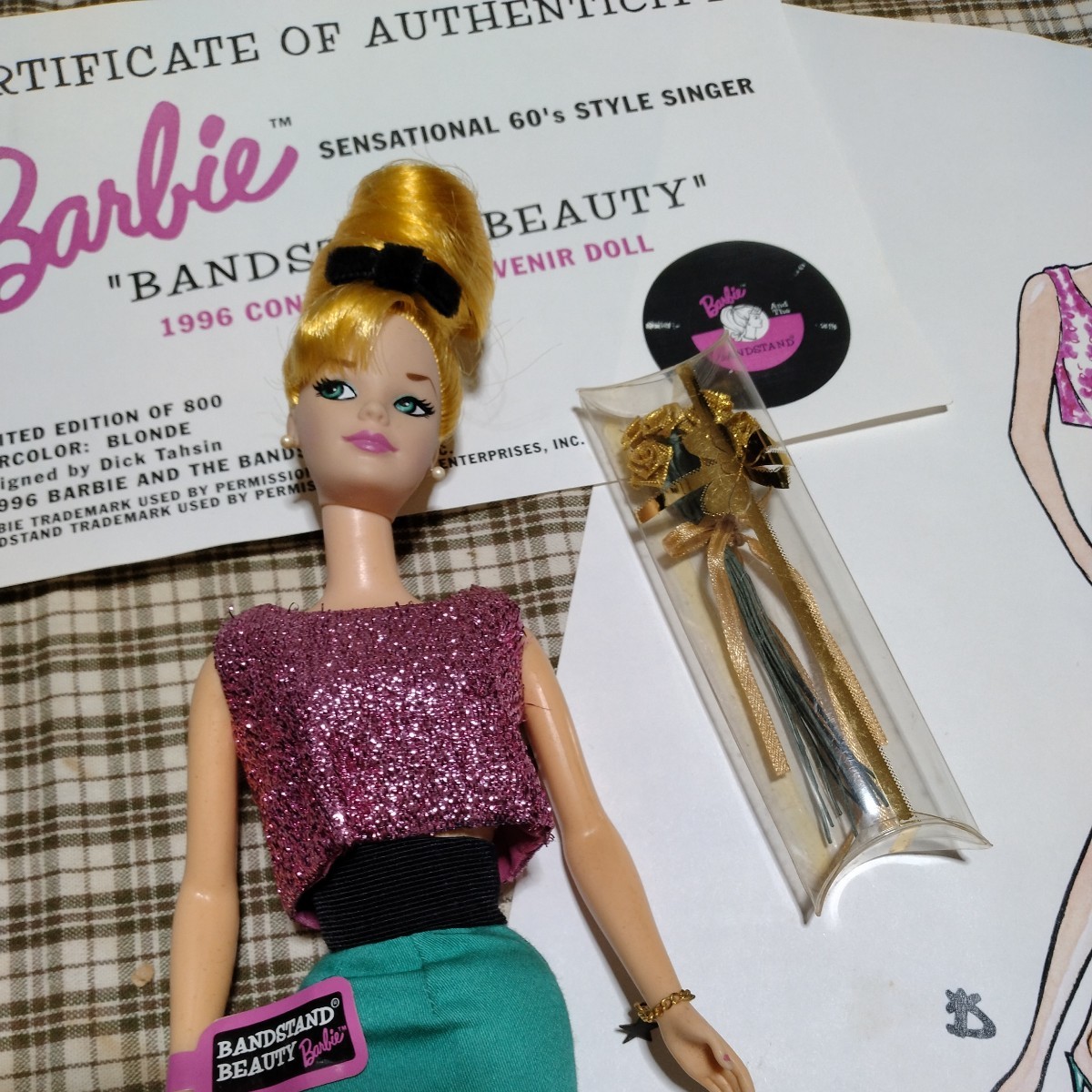  famous . navy blue Ben shonBarbie* band stand Barbie * box, small articles etc. accessory many 1996 year beautiful goods 