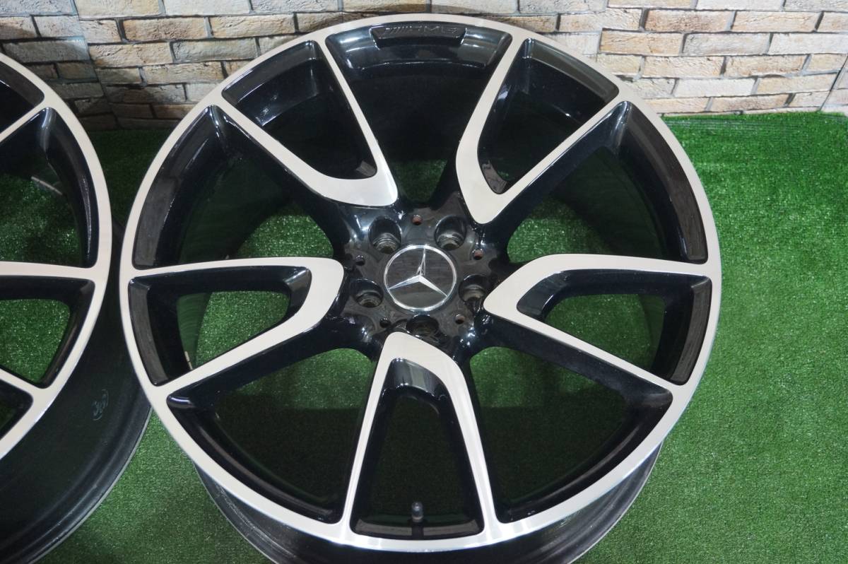 希少★美品★ ベンツ GLC43 AMG 純正 21インチ 8.5J+40 / 9.5J+22 5H112 ★ BENZ GLC63 クーペ W253 X253 C253 CROMODORA WHEELS_画像4