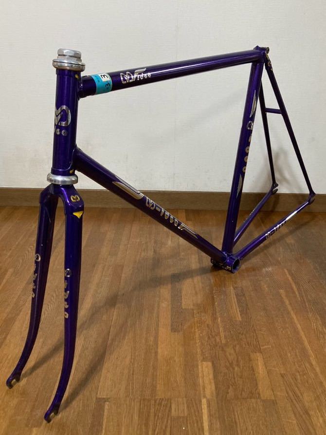  prompt decision beautiful goods dent less NJS piste bicycle race frame emei der M-idea 540 27.2 end 120 truck bike purple dura-ace head parts attaching 