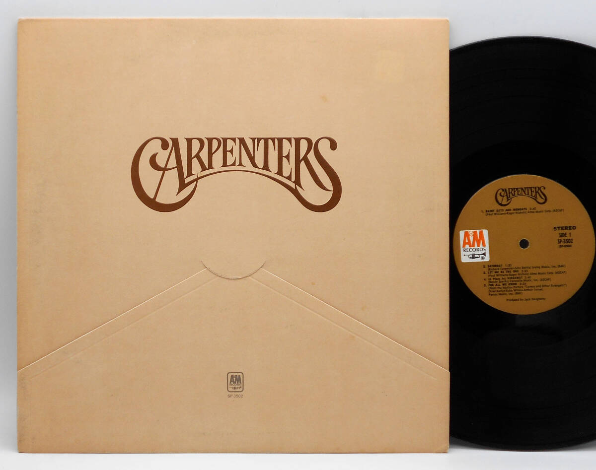 ★US ORIG LP★CARPENTERS/Self Title(3rd Album) 1971年 初回TANラベル ギミックカバー 『Superstar』『雨の日と月曜日は』 ROGER NICHOLS_画像1