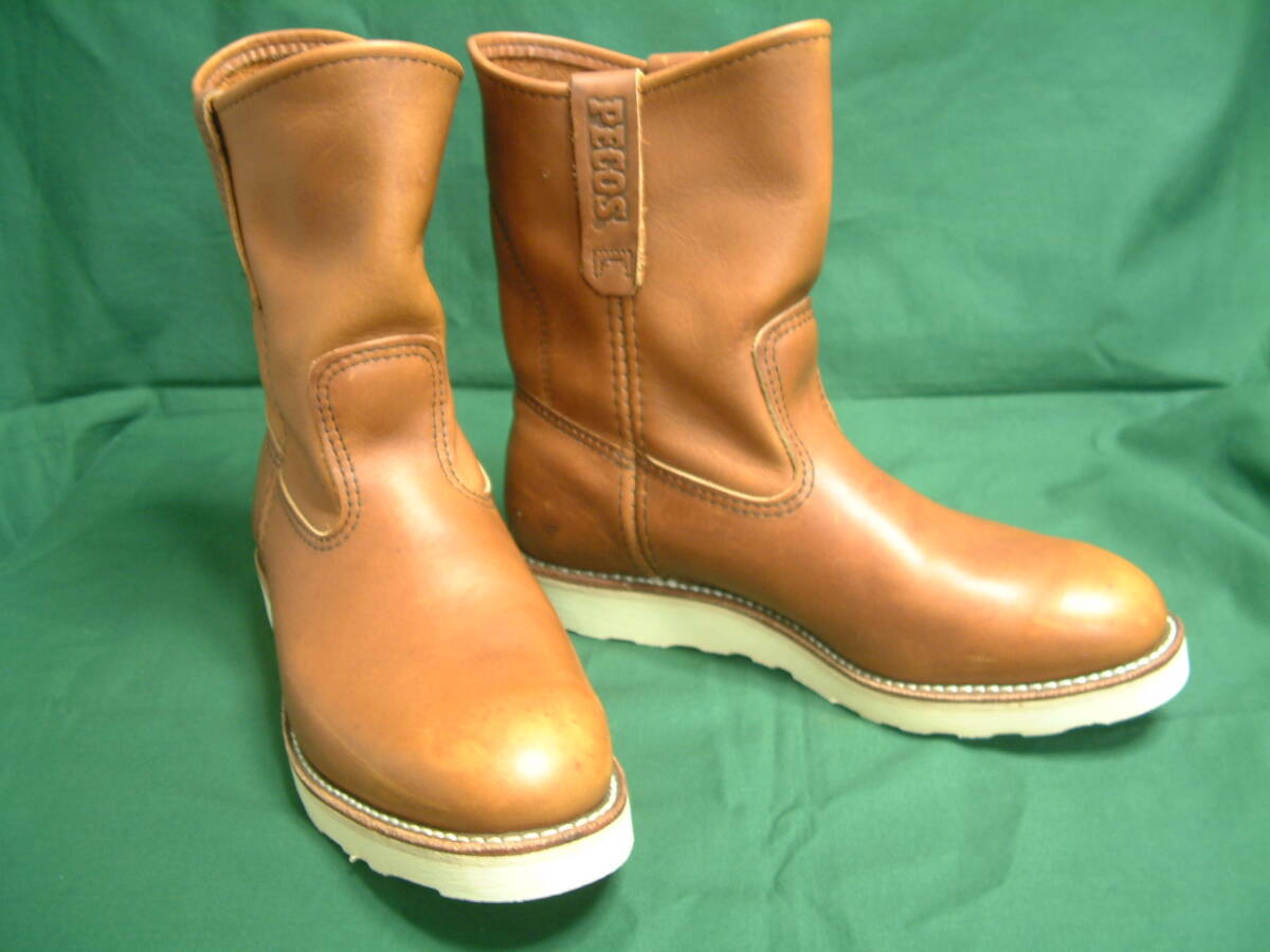 Factory Seconds 8E 866 Oro-iginal PECOS BOOTS RED WING SHOES Made in U.S.A. August 2007 ペコスブーツ オロイジナル レザー_画像8