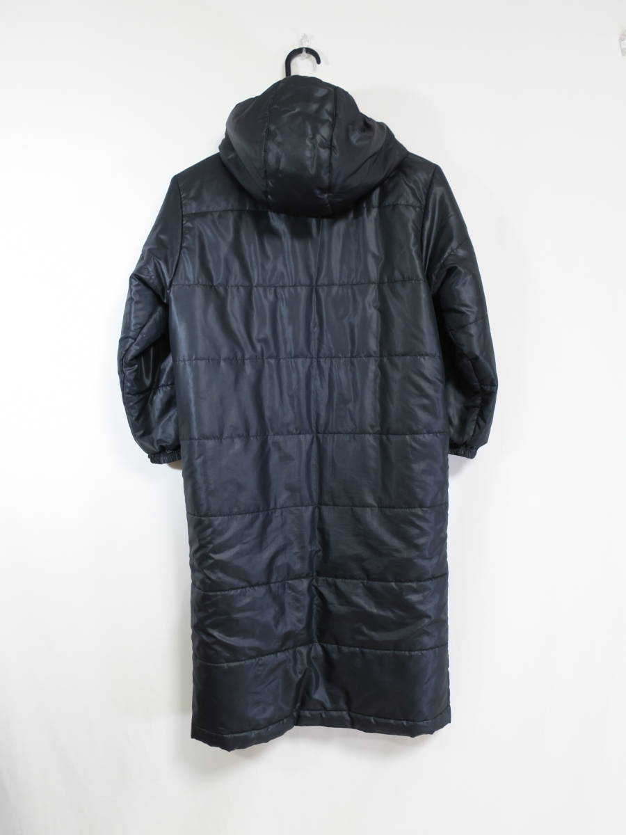  Umbro UMBRO protection against cold cotton inside bench coat long coat Junior 130cm black black soccer futsal winter warmer 