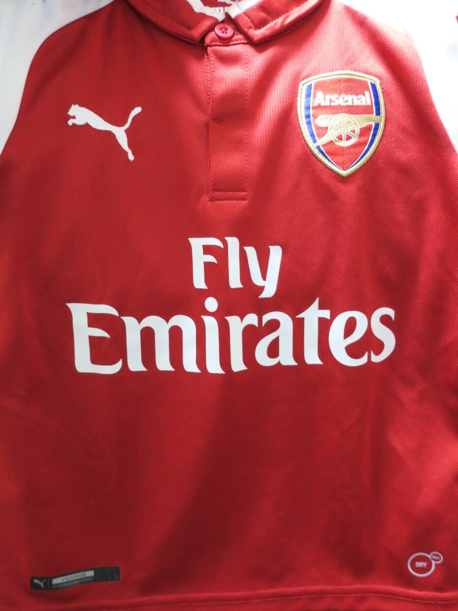 アーセナル 17-18 ホーム ユニフォーム ジュニア 110-120cm ナイキ NIKE ARSENAL サッカー シャツ 子供 キッズ_画像5