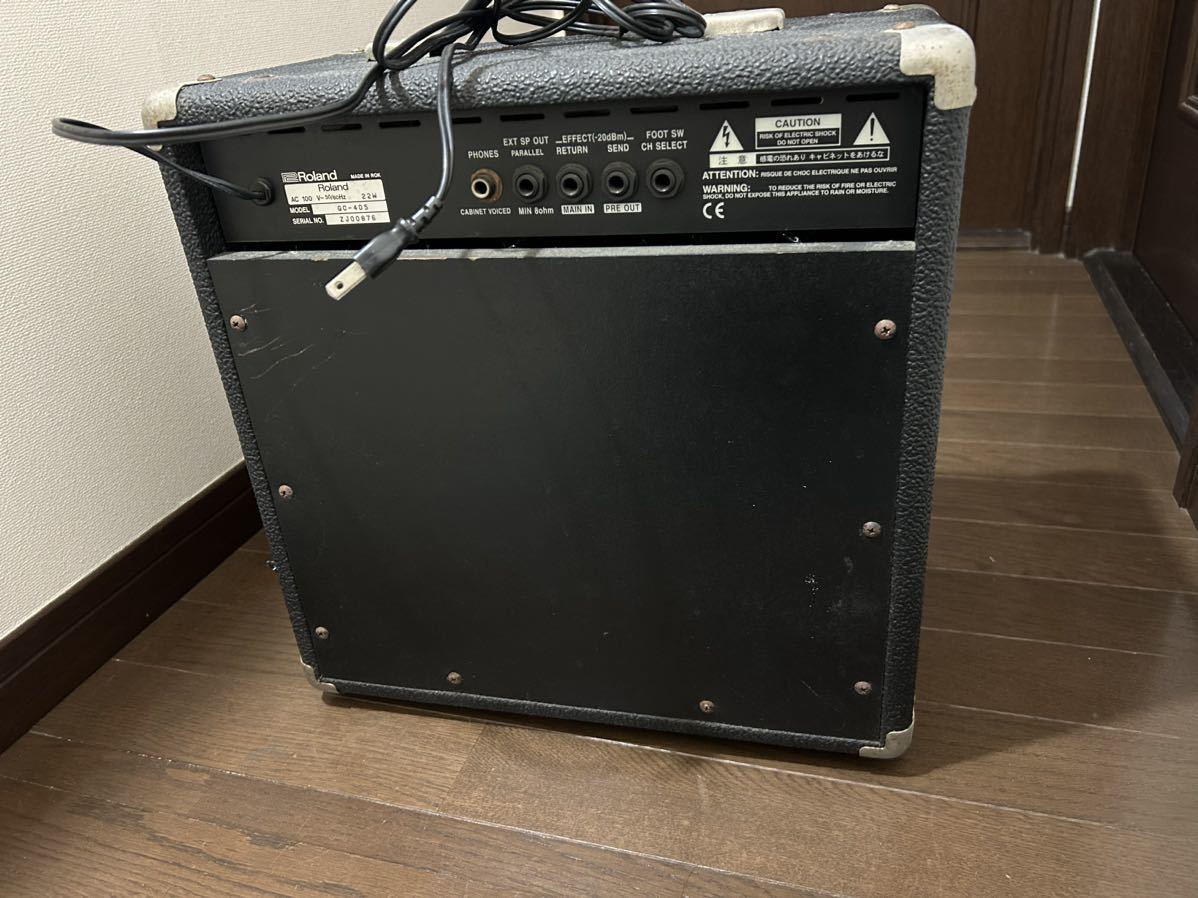 Roland gc-405 ローランド コンボタイプ ギターアンプ 一応ジャンク_画像4