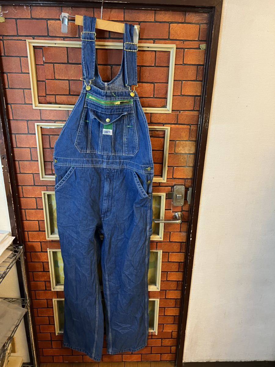  Denim overall overall LIBERTY 34 -inch pe Inter Work outdoor America old clothes y2k