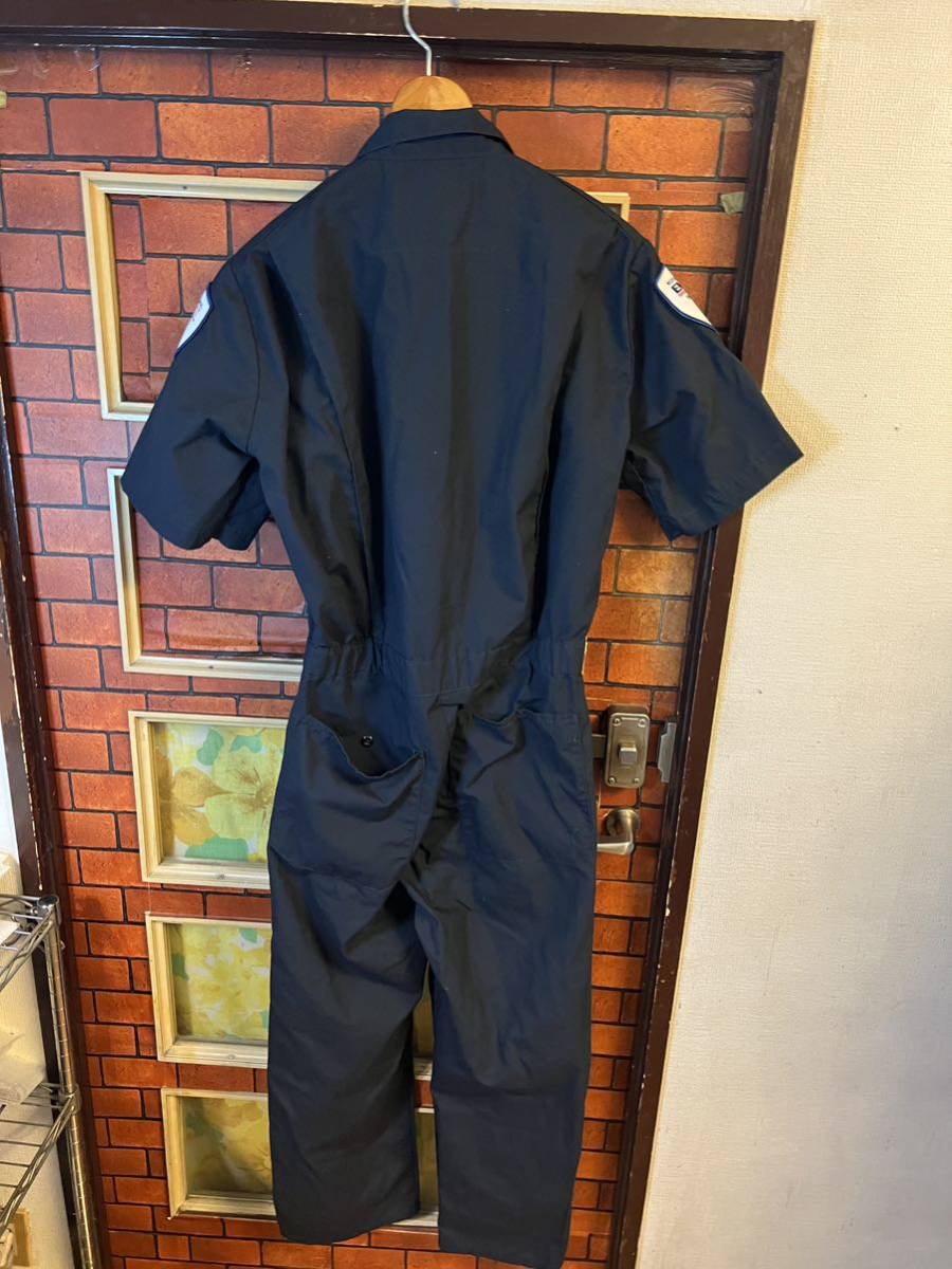  coveralls coverall all-in-one short sleeves piling put on size S M EMS mechanism nik engineer Dickies dickies America old clothes outdoor 