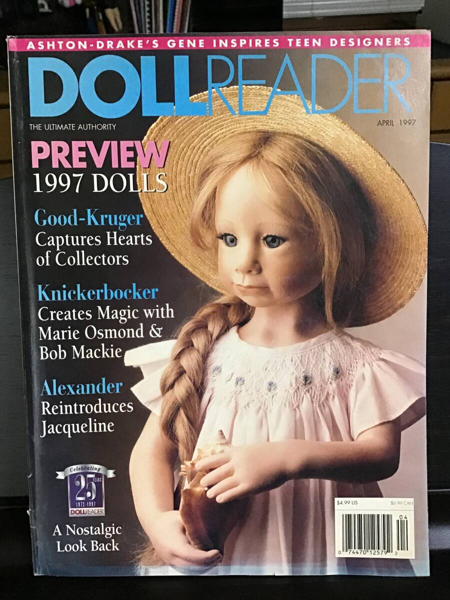 1997年４月号 ページ欠損//ドールリーダー人形雑誌：DOLL READER 英語版／GENE、ジャクリーヌ人形、ジニー　HobbyHousePress 長期保管品_画像1