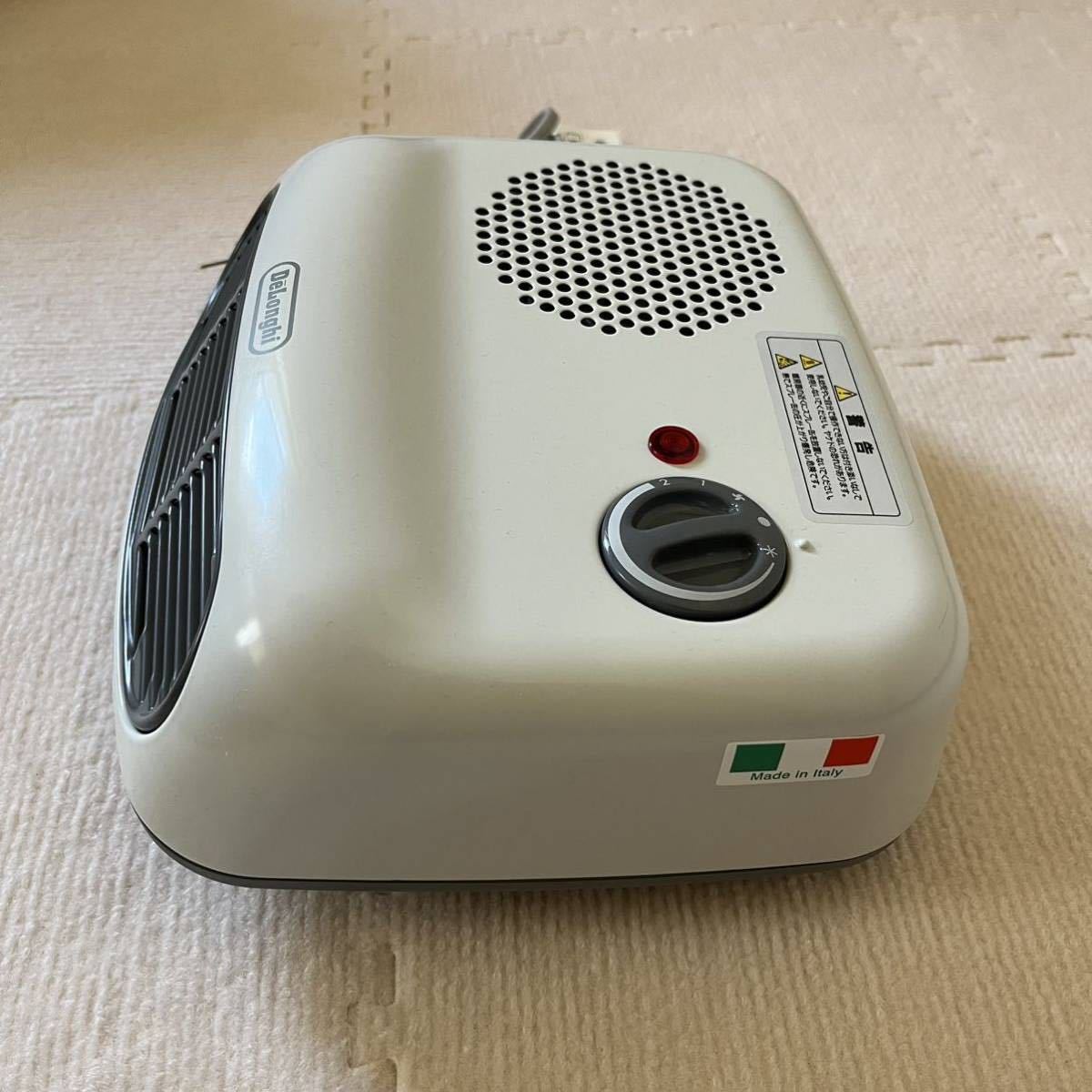 デロンギ De’Longhi コンパクトヒーター HTM02 すぐに暖かい/ちっちゃな癒し/省スペース※説明書無し 縦110mm×横250mm×奥行220mm_画像4